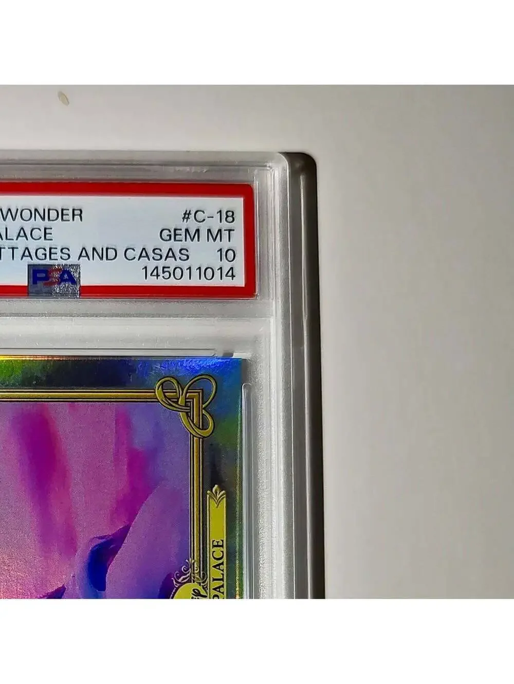 Elsa's Ice Palace 2025 Topps Disney #C-18 Card Frozen PSA 10